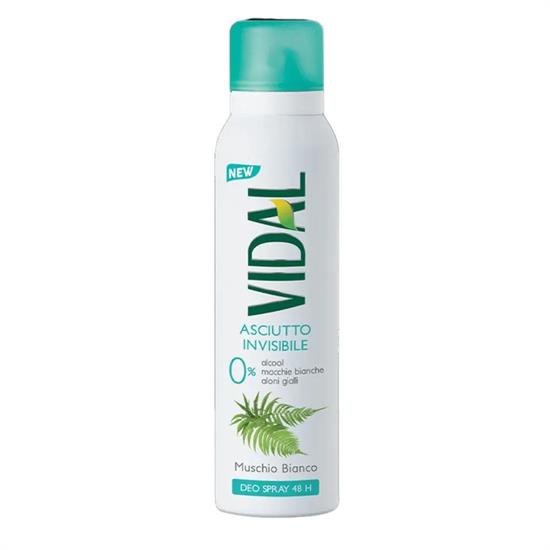 VIDAL DEOD. SPRAY 150 ML M/BIANCO