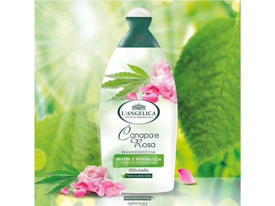 L'ANGELICA BAGNO 500 ML CANAPA E ROSA.