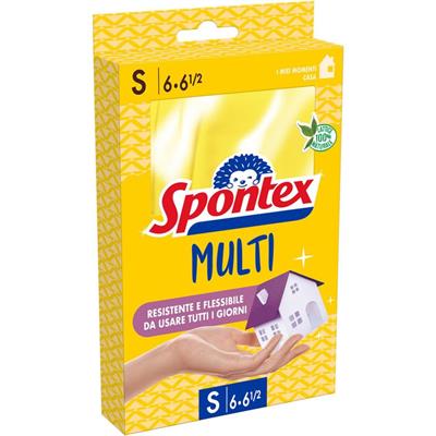 SPONTEX GUANTI MULTI/GIALLO MIS.PICCOLA