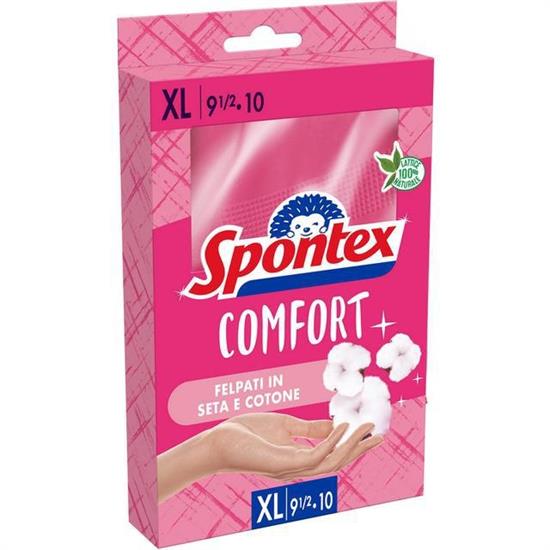 SPONTEX GUANTI SOFT ROSA MIS. XL