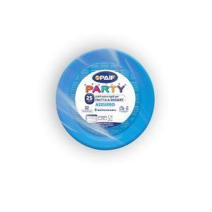 PAIF PIATTI FRUTTA X25 AZZURRO