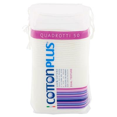 DISCHETTI QUADROTTI X50 COTTON PLUS