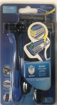 RASOIO TRILAMA UOMO X3 CON A/VERA DR.PROTEC