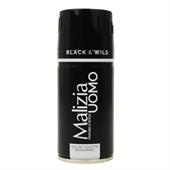 MALIZIA DEOD. UOMO 150ML BLACK&WILD
