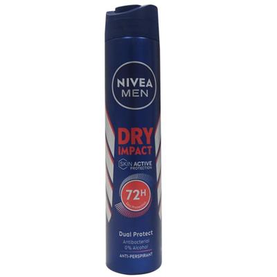 NIVEA 81605 SPRAY 72H 200 ML M/DRY IMP.