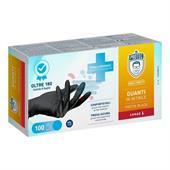 GUANTI NITRILE X100 SKIN BLACK L DR.PROTEC
