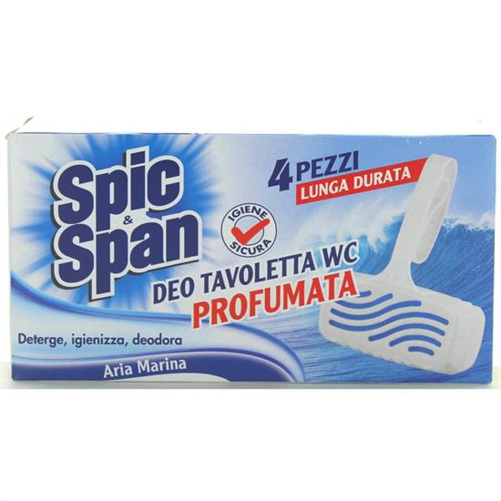 SPIC & SPAN TAVOLETTA WC X4 MARINA