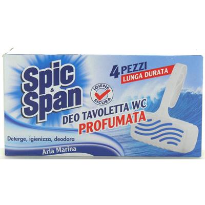 SPIC & SPAN TAVOLETTA WC X4 MARINA