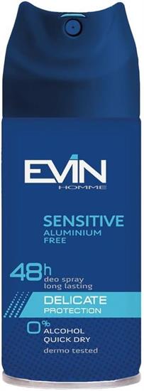 EVIN DEOD.UOMO 150ML SENSITIVE 48H