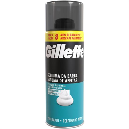 GILLETTE SCHIUMA BARBA 400 ML P/SENS