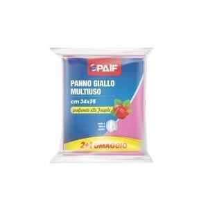 PAIF PANNO GIALLO 34X35 2+1 FRAGOLA