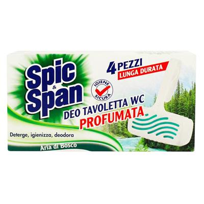 SPIC & SPAN TAVOLETTA WC X4 BOSCO/PINO