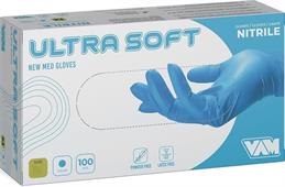 GUANTI NITRILE X100 BLU MIS. S