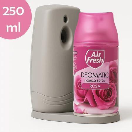AIRFRESH DEO MATIC RIC. 250 ML ROSA