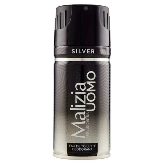 MALIZIA DEOD. UOMO 150ML SILVER