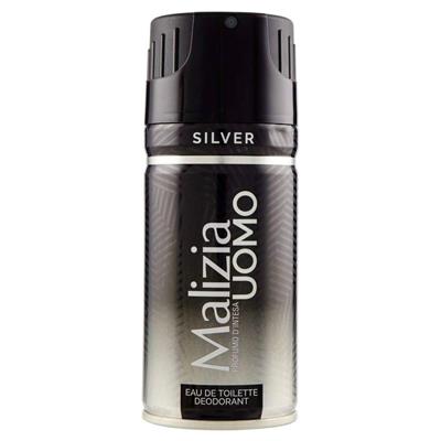 MALIZIA DEOD. UOMO 150ML SILVER