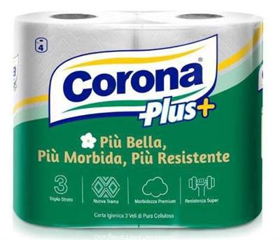 CORONA PLUS+ IGIENICA 4 ROTOLI
