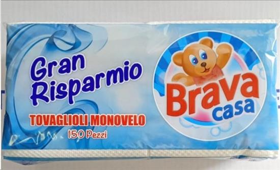 BRAVA CASA TOV.MONOVELO 150 PZ GRAN.RISP