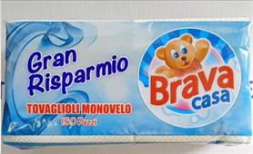 BRAVA CASA TOV.MONOVELO 150 PZ GRAN.RISP