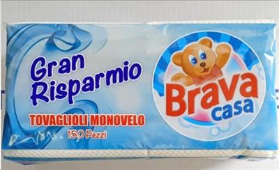 BRAVA CASA TOV.MONOVELO 150 PZ GRAN.RISP