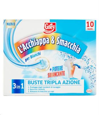 GREY L'ACCHIAPPA E SMACCHIA BIANCH 10BUST