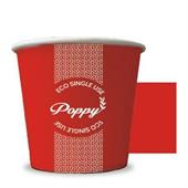 POPPY BICCHIERI CAFF 75ML X50 ROSSO