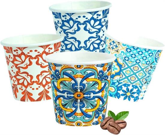 POPPY BICCHIERI CAFF 75ML X50 MAIOLIC.COLOR D1