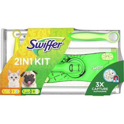 SWIFFER DUSTER/SWEEPER 2IN1 KIT (1DUST+8PANNI)