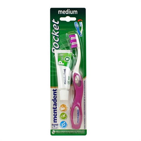 MENTADENT SPAZZ.POCKET PIEGHEVOLE MED+DENT 14ML