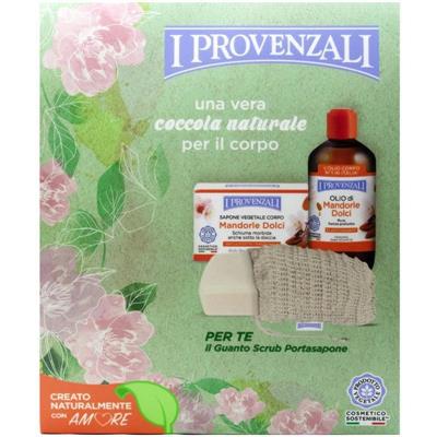 I PROVENZALI CONF.OLIO DI MANDORLE+SAPONETTA +GUANTO