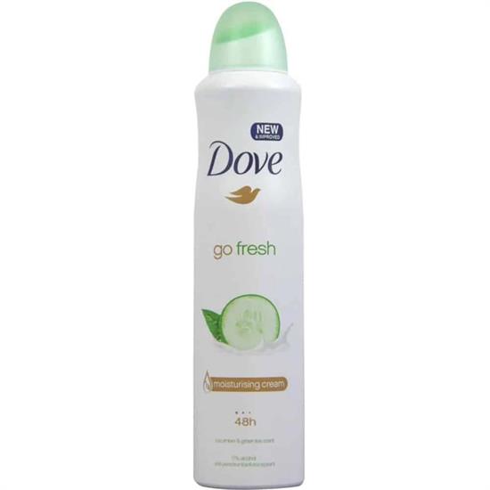 DOVE DEOD. SPRAY 250 ML GOFRESH/VERDE CUCUMBER