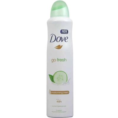 DOVE DEOD. SPRAY 250 ML GOFRESH/VERDE CUCUMBER