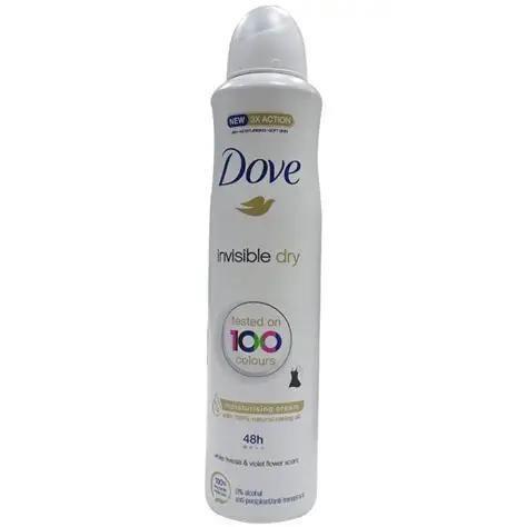 DOVE DEOD. SPRAY 250 ML INVIS/DRY