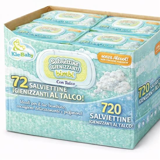 KLEVENBABY SALVIETT.IMB 72PZ TALCO (NEW)