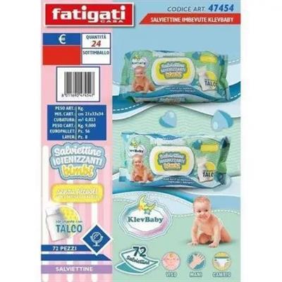 KLEVENBABY SALVIETT.IMB 72PZ ARGAN (NEW)
