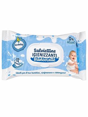 KLEVENBABY SALVIETT.IMB 72PZ BIANCOLATTE (NEW)