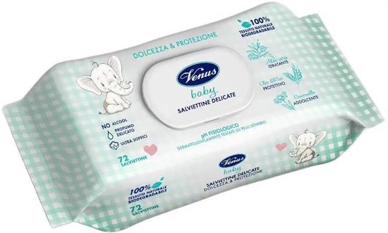 VENUS SALVIETTINE BABY DELICATE 72PZ