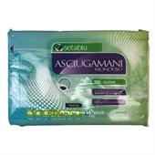 SETA BLU ASCIUGAMANI MONOUSO 60X38 16PZ