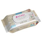 SETA BLU SALVIETTE MILLEUSI WHITE MILK 72PZ