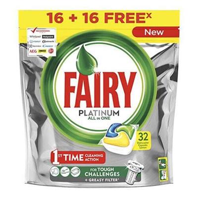 FAIRY PLATINUM PLUS LEMON X25 ALL-OME